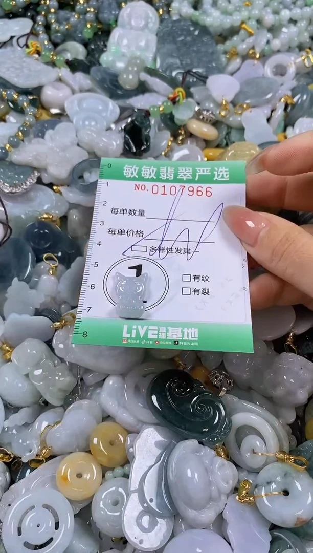 【闪购商品】翡翠颈饰未镶嵌闪购0107966多样性发其一