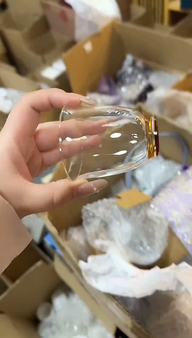 琥珀色瑞香杯2只