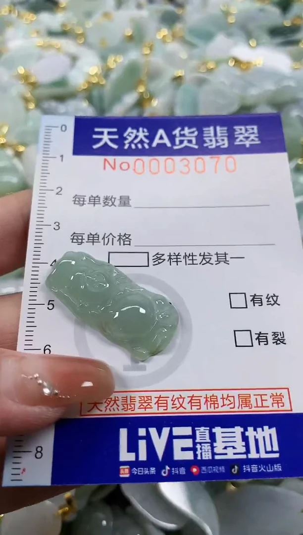 颈饰未镶嵌翡翠天然A货翡翠