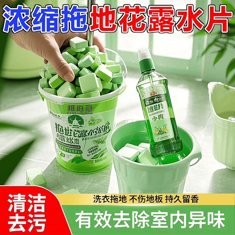 【9·9=五瓶】浓缩强效强力拖地花露水泡腾片清洁蚊虫家用宿舍酒店