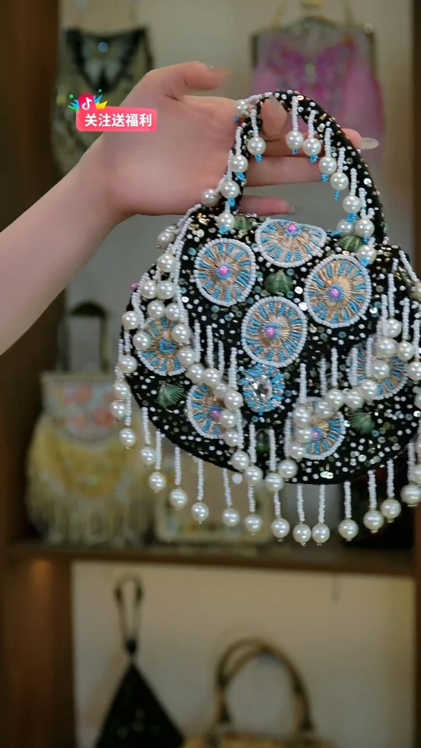 织绣珠绣手提包时尚女神直播间选款