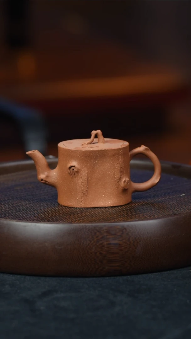 茶壶紫砂紫砂茶壶松桩花器