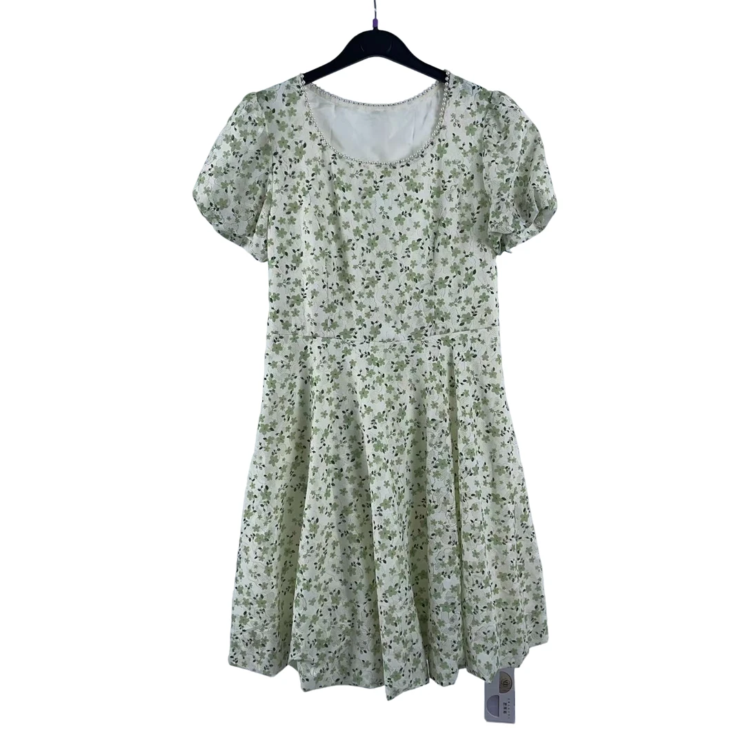 【JX45绿】麦多多小美专属中长款2025夏季新款连衣裙女漂亮大方