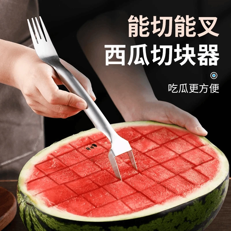 抢【新款】切西瓜神器加厚不锈钢快速西瓜切水果刀双头西瓜切块神器