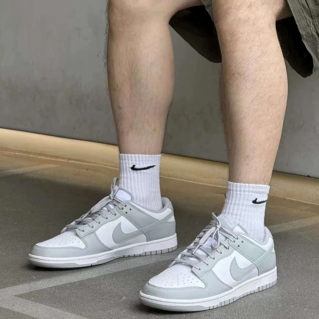 耐克/NIKE(官方正品)DUNK鞋男款灰白百搭休闲休闲鞋HF5441105