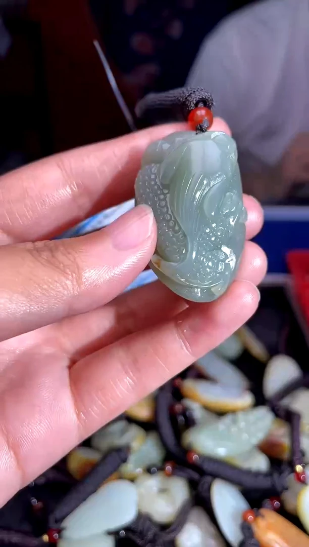 和田玉未镶嵌挂件1