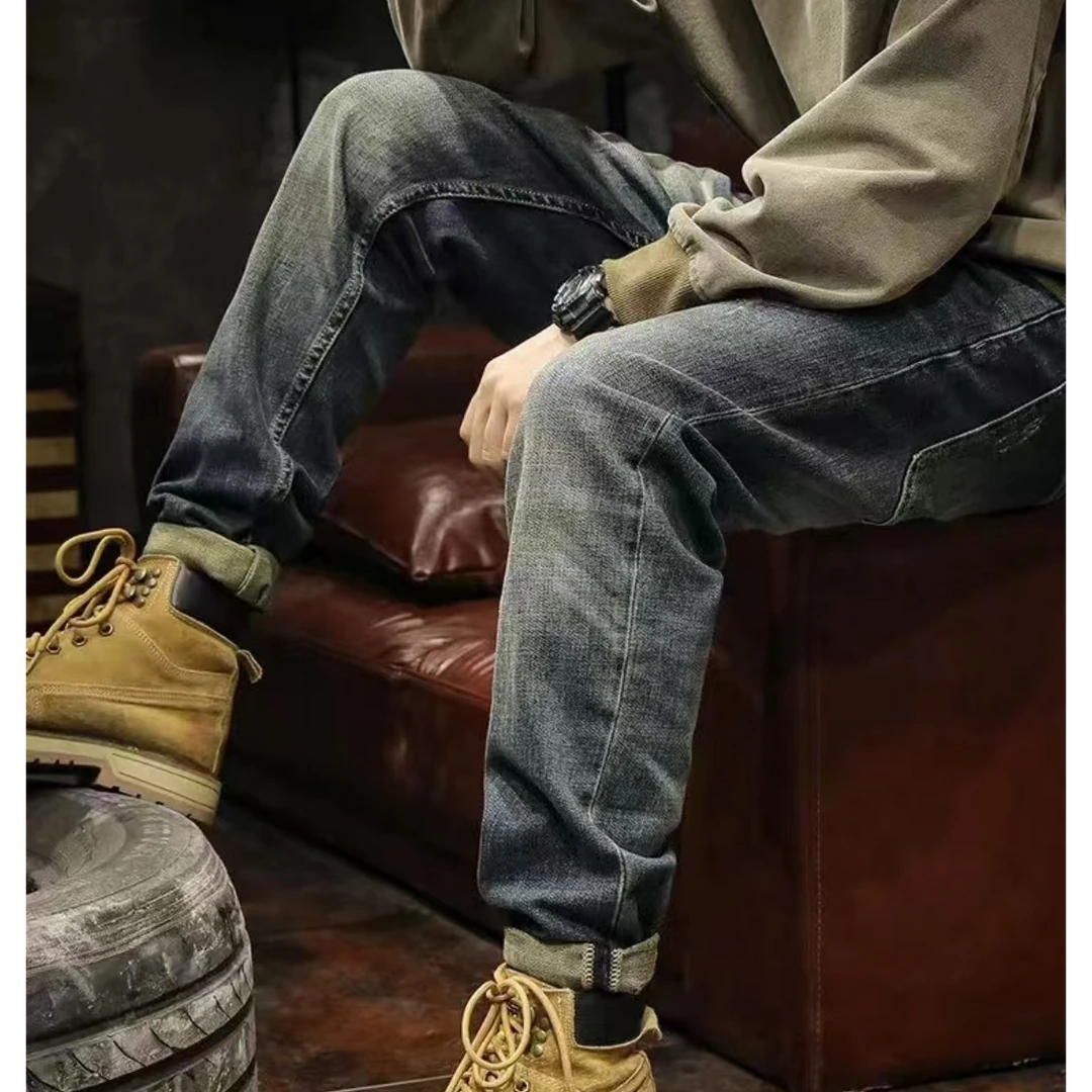 A男士牛仔裤直播间选款式