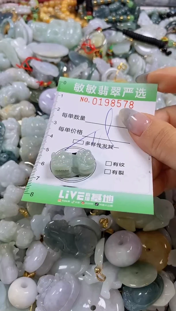 翡翠未镶嵌颈饰闪购0198578多样性发其一