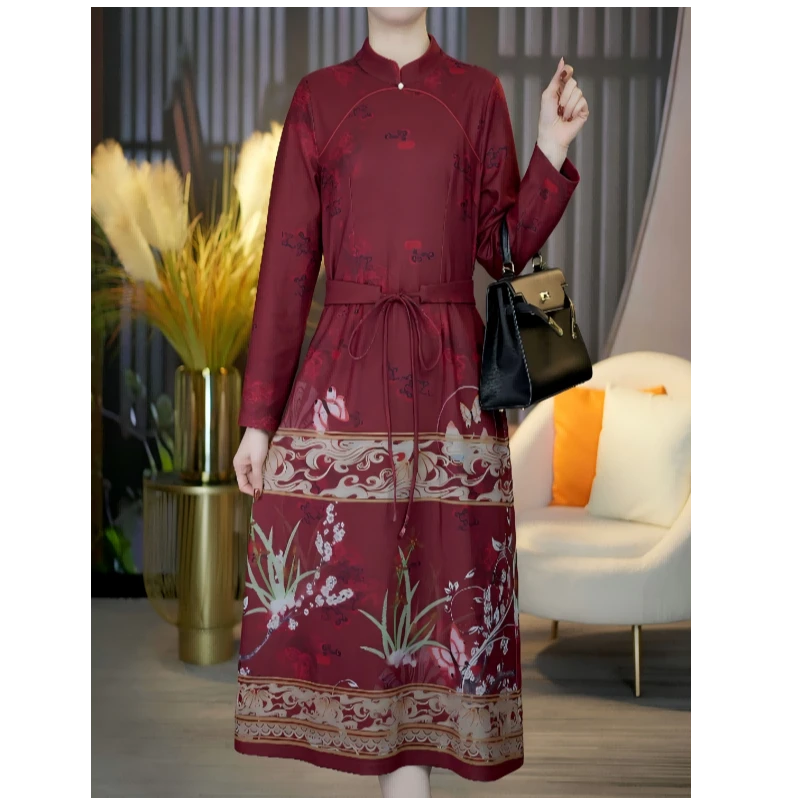 【鸿运当头】婚礼礼服显瘦加厚喜婆婆冬季女装新年系列10LY