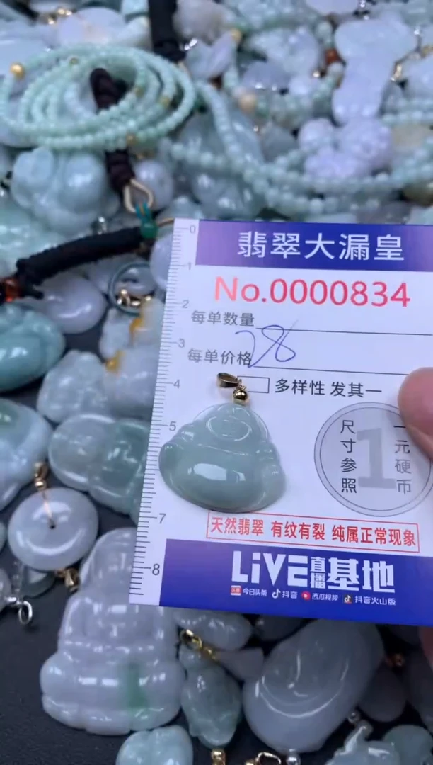 吊坠(不含链)未镶嵌翡翠834