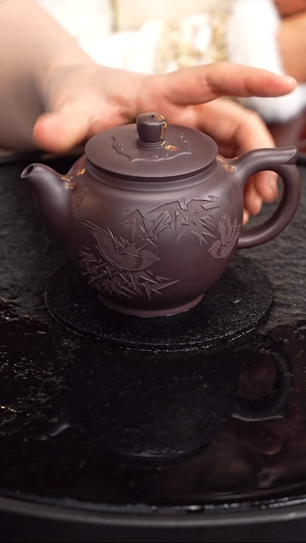 紫砂无张彩萍  含蕴82  黑墩头 280毫升