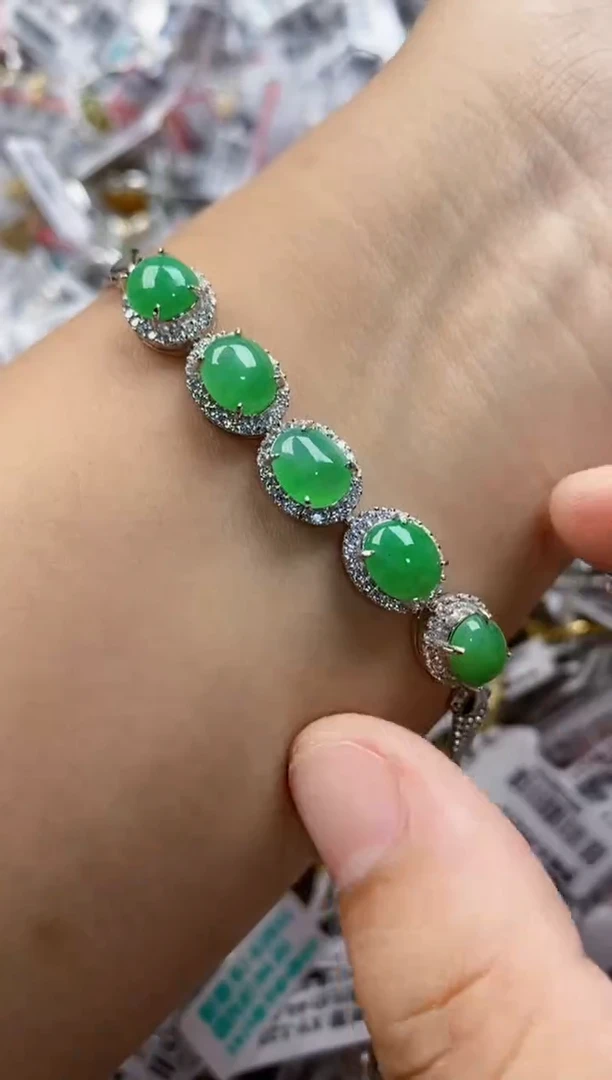 翡翠戒指银S925镶嵌1111111   6