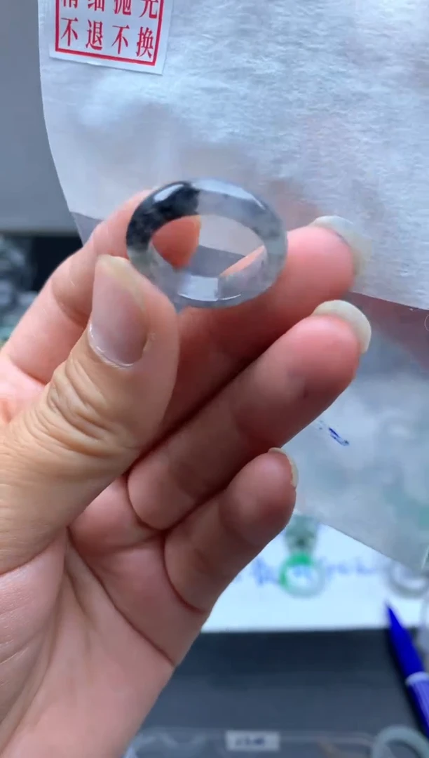 定制翡翠未镶嵌毛货需精细抛光戒圈13 #