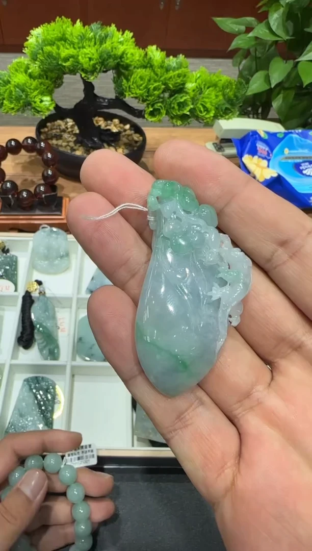 未镶嵌挂件翡翠远*A货翡翠多样性孤品