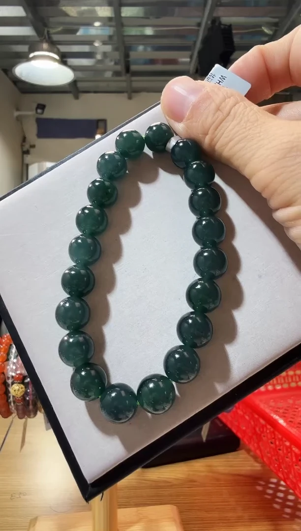 未镶嵌手链翡翠优0744 约9mm