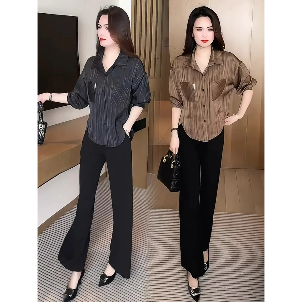 衬衫女2025春季新款时髦洋气小个子减龄短款休闲百搭气质长袖衬衣