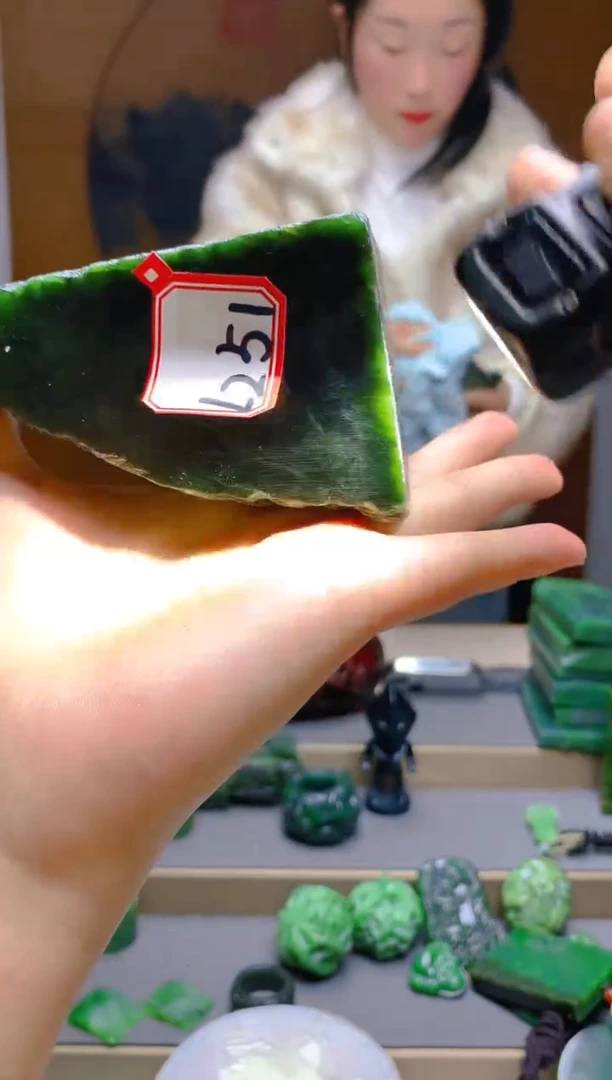 【闪购商品】和田玉（碧玉）珠宝半成品未镶嵌1