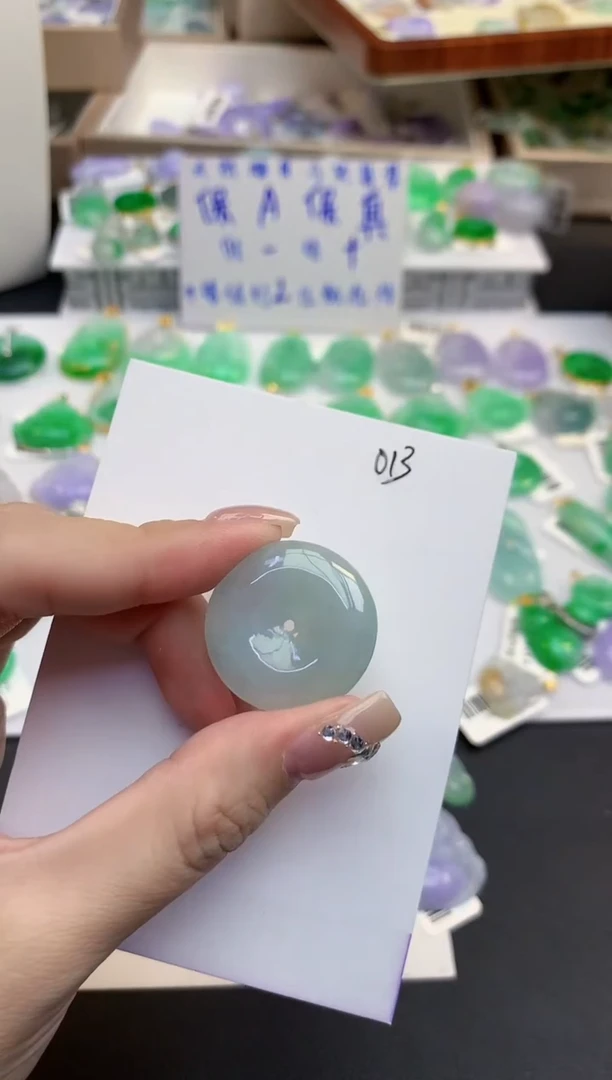 颈饰未镶嵌翡翠天然缅甸a货翡翠