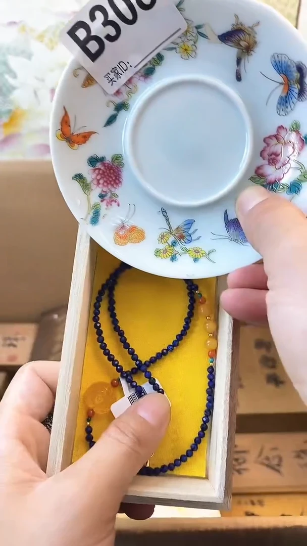 琉璃手工艺品B308瓷器手串儿多样性发一