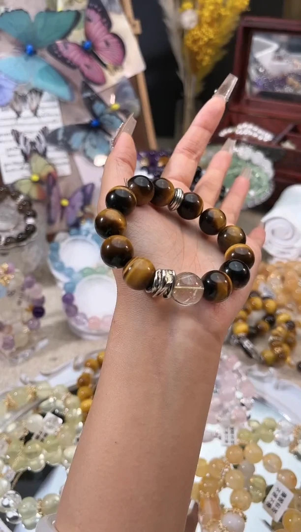 【闪购商品】水晶手链未镶嵌多样性发货颜色微差发其一