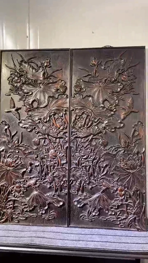 木紫檀雕刻一物一拍