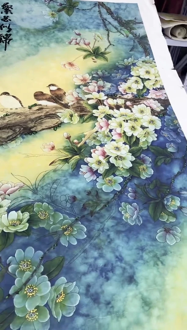 国画九霄甄选国画作品zhb092