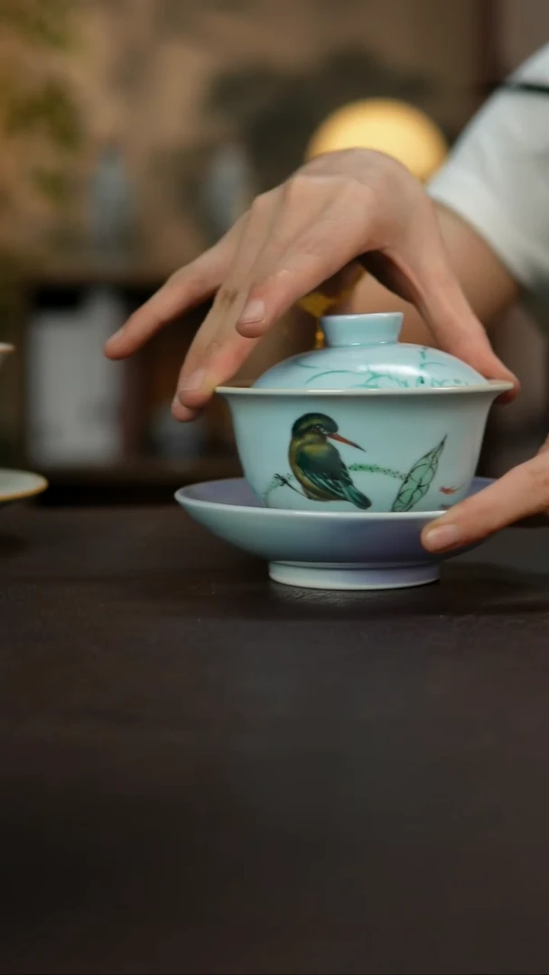 杯景德镇陶瓷杯碗柴烧多人