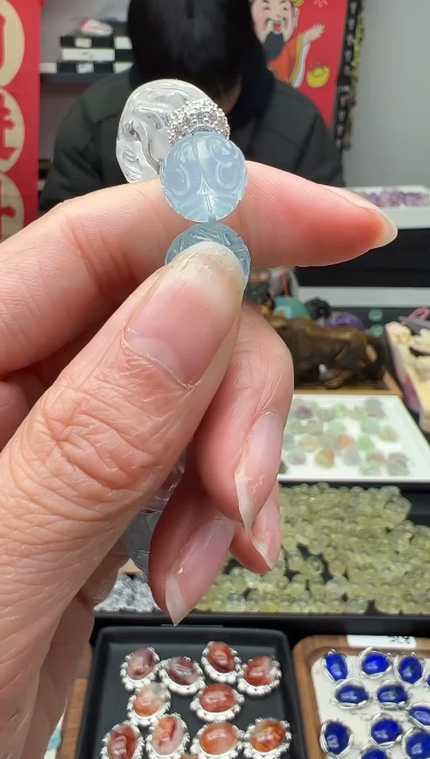 【闪购商品】海蓝宝石裸石未镶嵌79a多样性发其一/1.13/1个