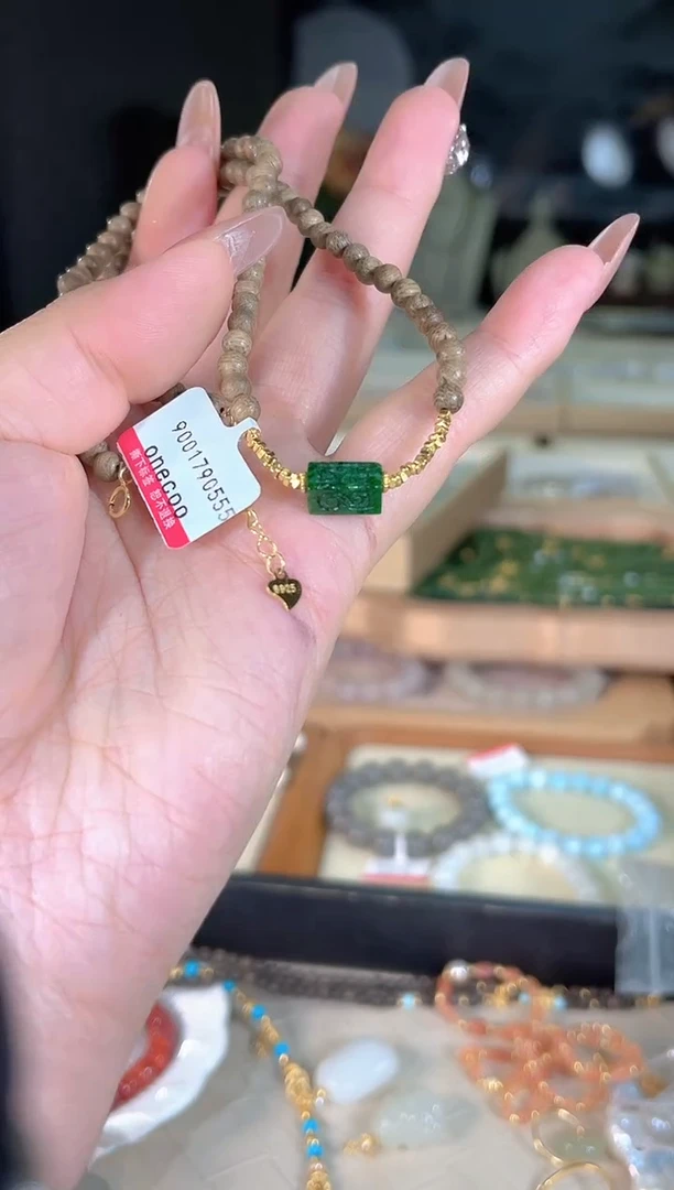 翡翠银S925镶嵌颈饰多样性发货其一