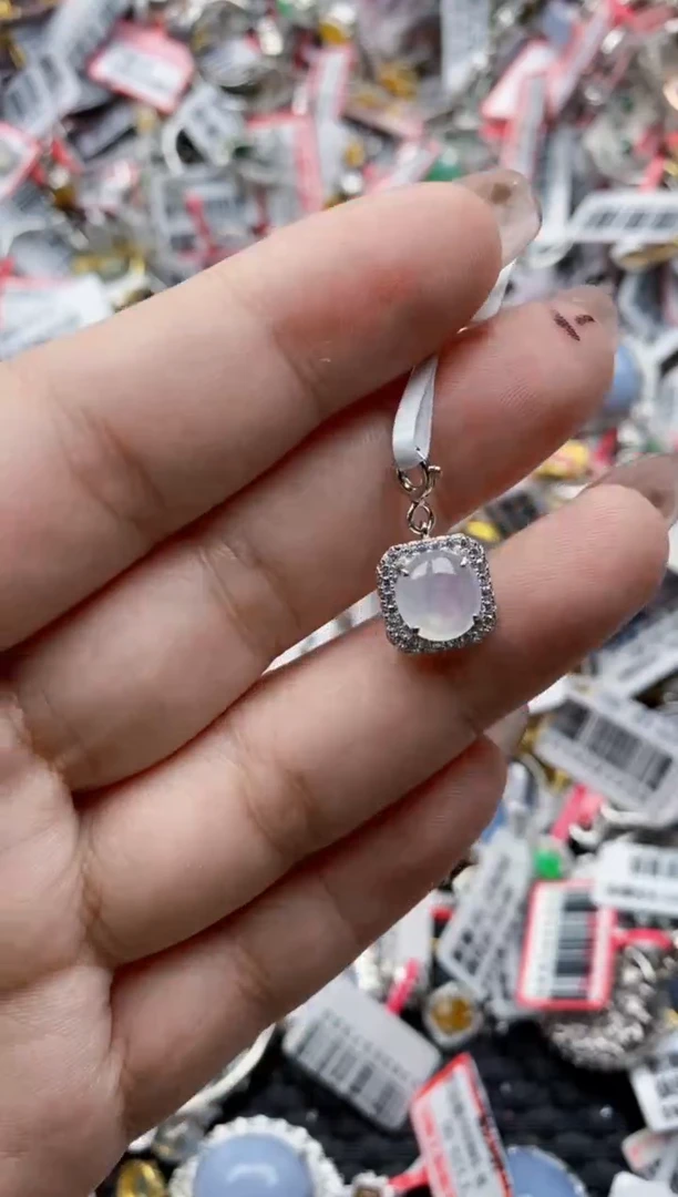 【闪购商品】翡翠戒指银S925镶嵌111111---1