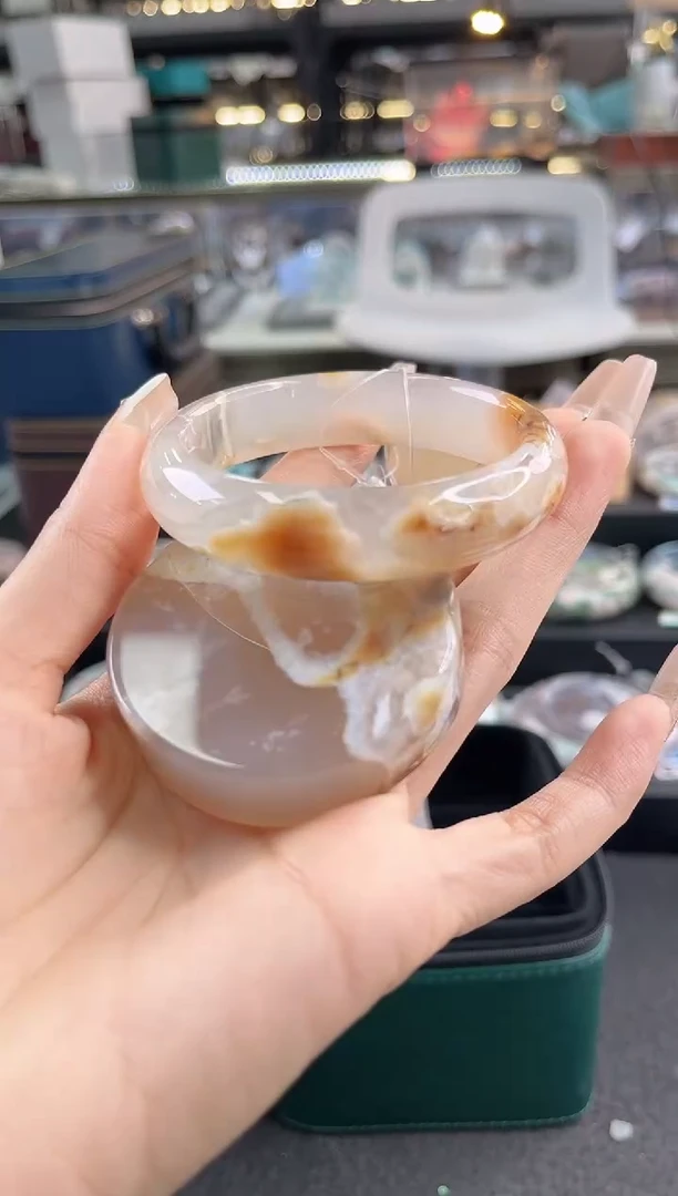 未镶嵌手镯石英质玉56圈口 （赠品镯心）3503892