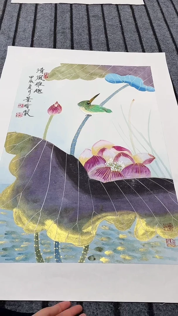 精品国画花鸟作品