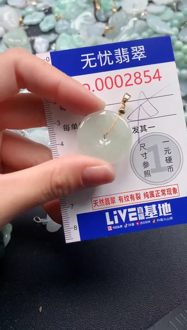 吊坠(不含链)未镶嵌翡翠2854
