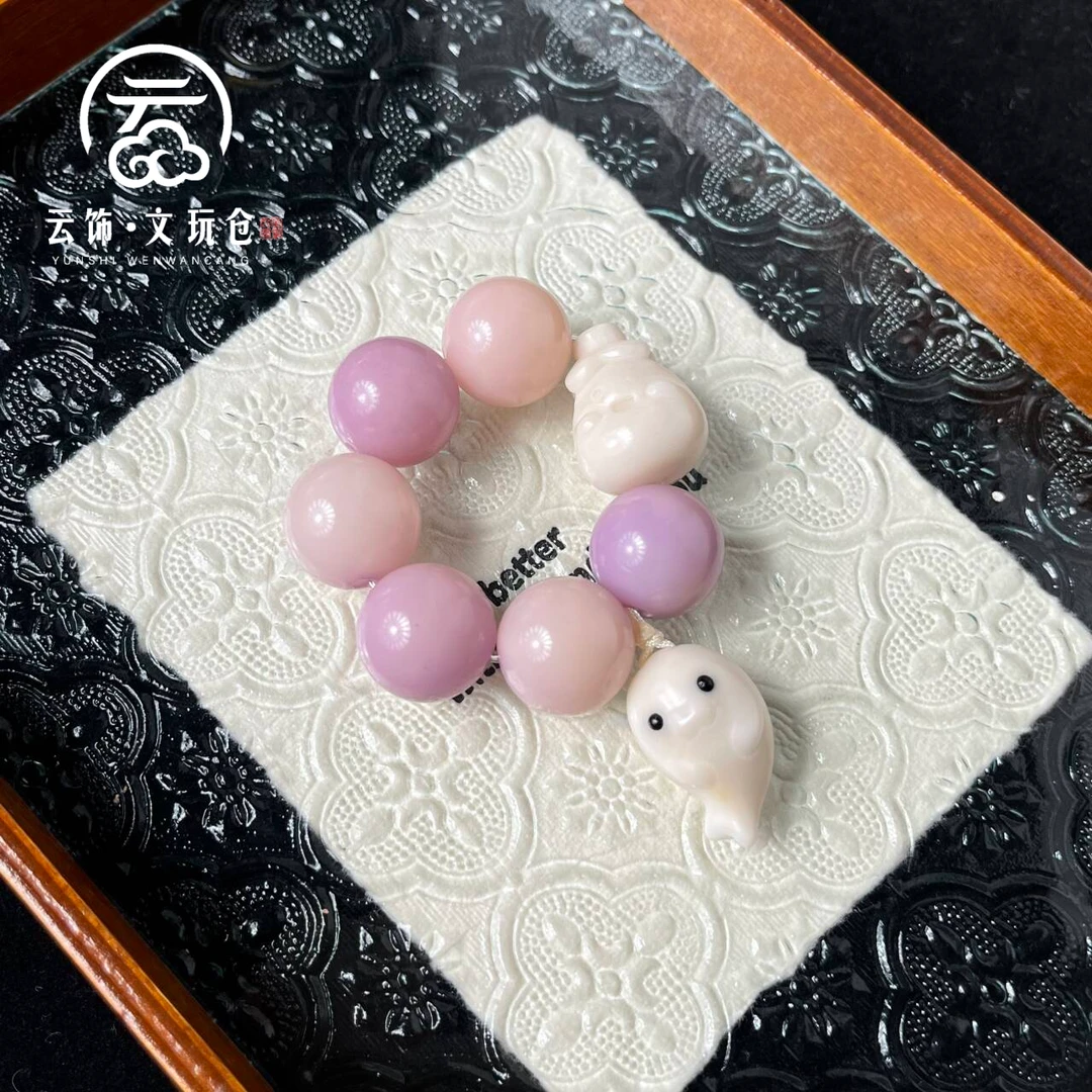 【幻彩灵鱼18mm】菩提根大圆珠手捻CP023-868