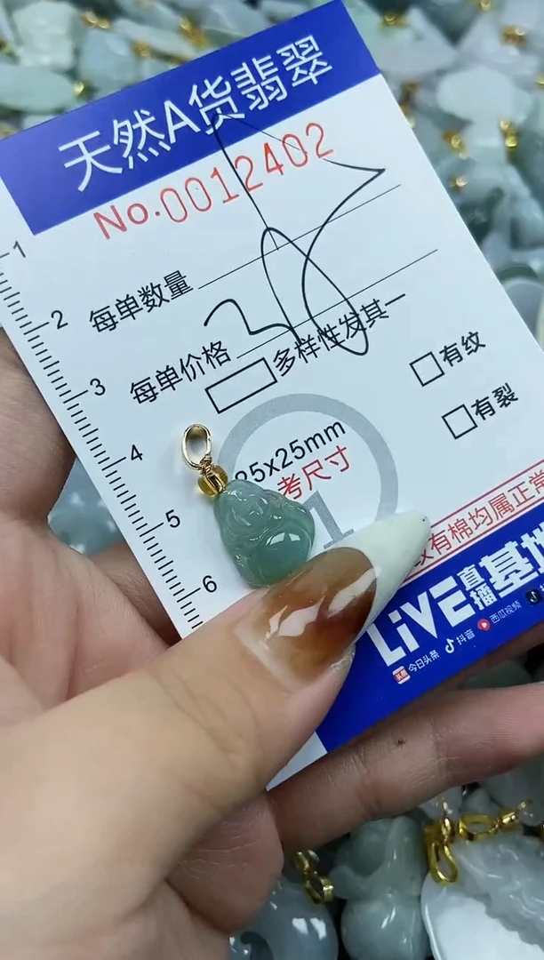 【闪购商品】翡翠颈饰未镶嵌天然A货翡翠