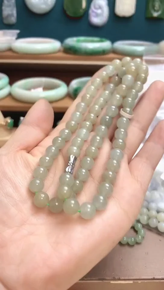 颈饰未镶嵌翡翠翡翠项链