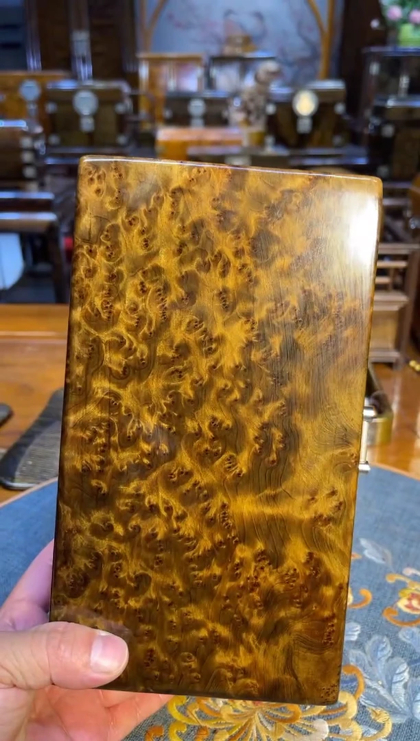 乌木类成套家具乌木瘤疤首饰盒16