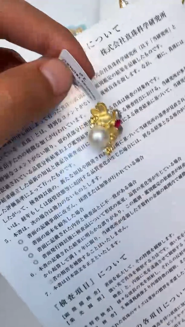 海水珍珠银S925镶嵌颈饰吊坠