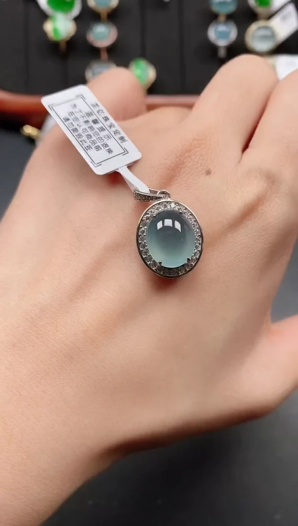 银S925镶嵌戒指翡翠1111