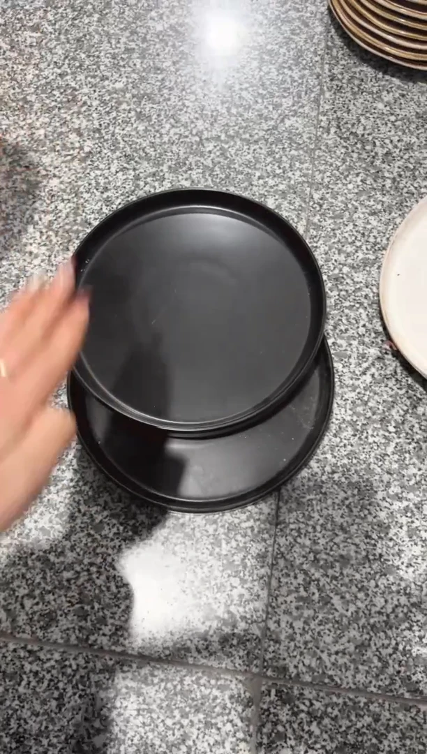 【闪购商品】瓷山姆哑光同款8寸平盘2个装（微瑕）