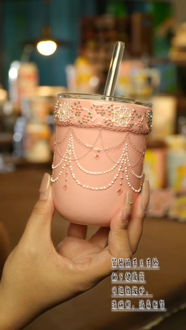 景德镇陶瓷手工手绘&A085