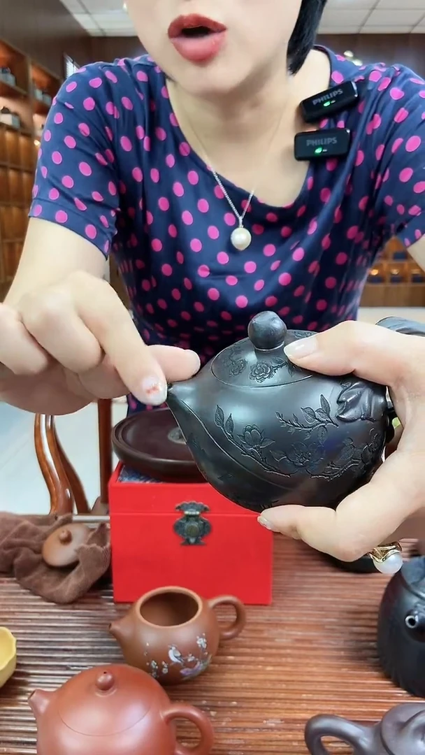 茶壶紫砂世外桃源寿桃一壶两杯套组石黄赵晖