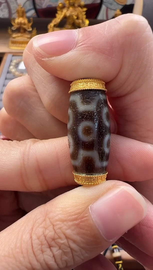 【闪购商品】玛瑙挂件18K金镶嵌吊坠