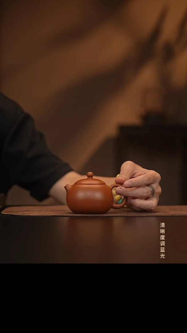 允禾斋  紫砂壶  西施  朱泥