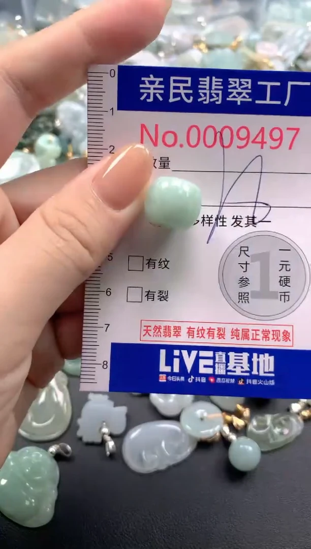 颈饰未镶嵌翡翠9497
