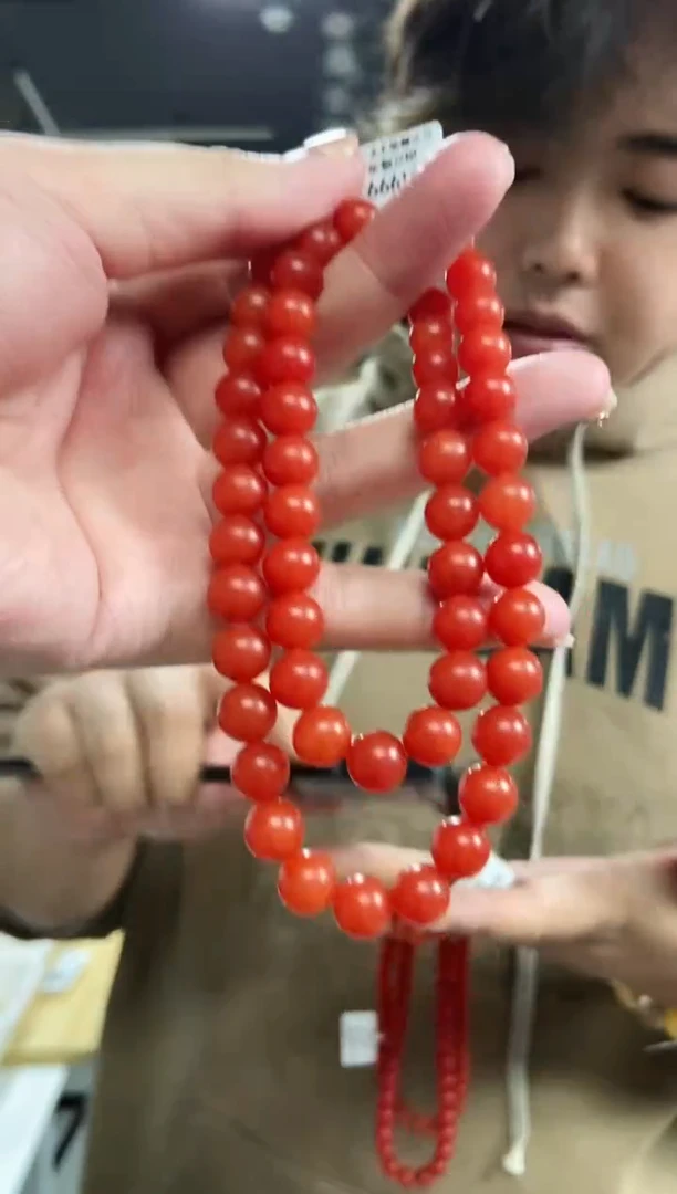 【闪购商品】南红玛瑙项链未镶嵌多样性发其一颜色微差