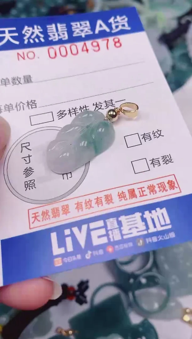颈饰未镶嵌翡翠00004978