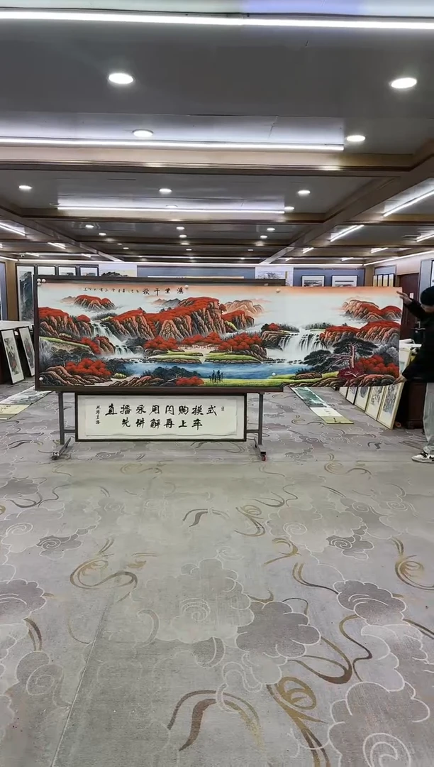 绘画Y-刘雪红-小丈二-山水画