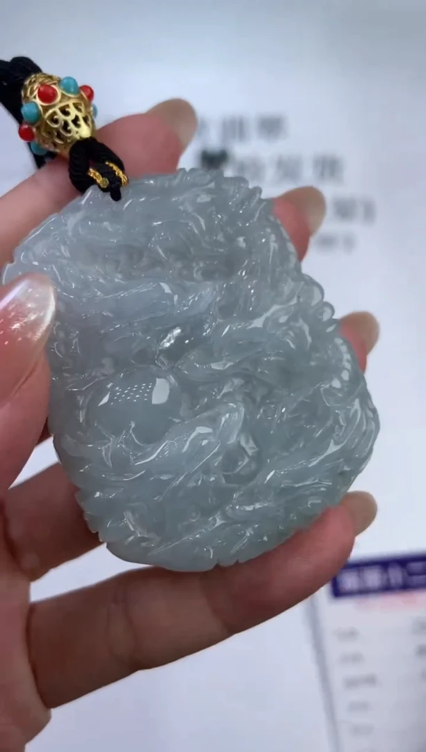 翡翠挂件未镶嵌2223542/九龙牌/多样性一件发