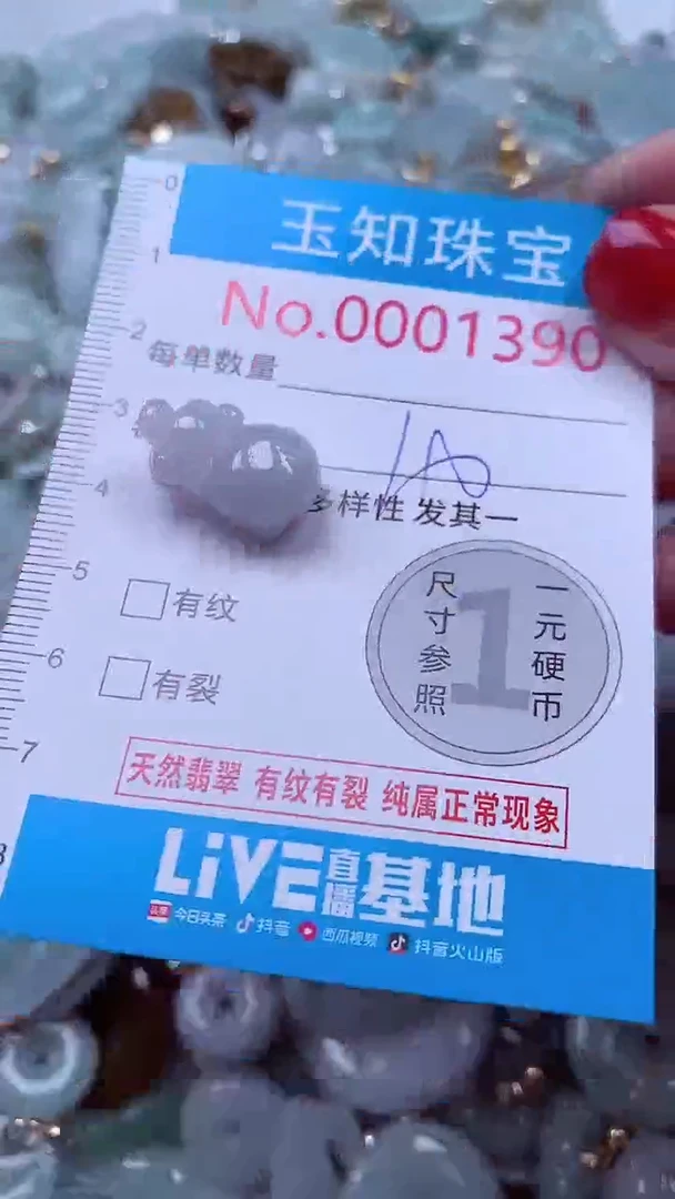 吊坠(不含链)未镶嵌翡翠1390